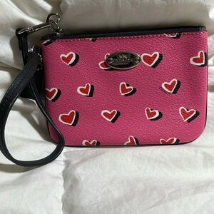 Like New Coach Heart Wristlet